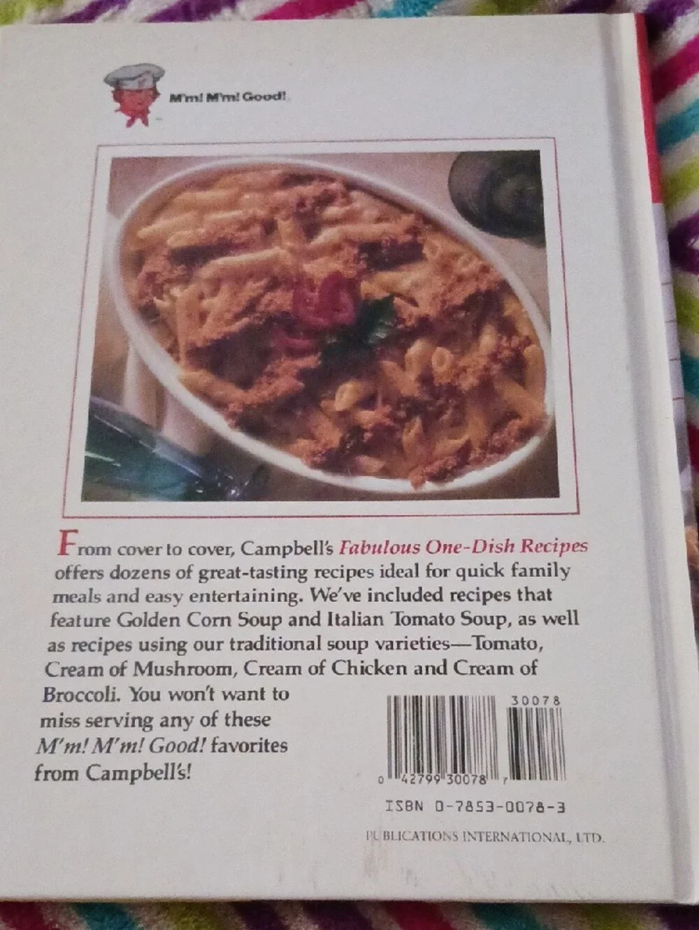 Campbell's Fabulous One-Dish Recipes Cookbook — Red Cover